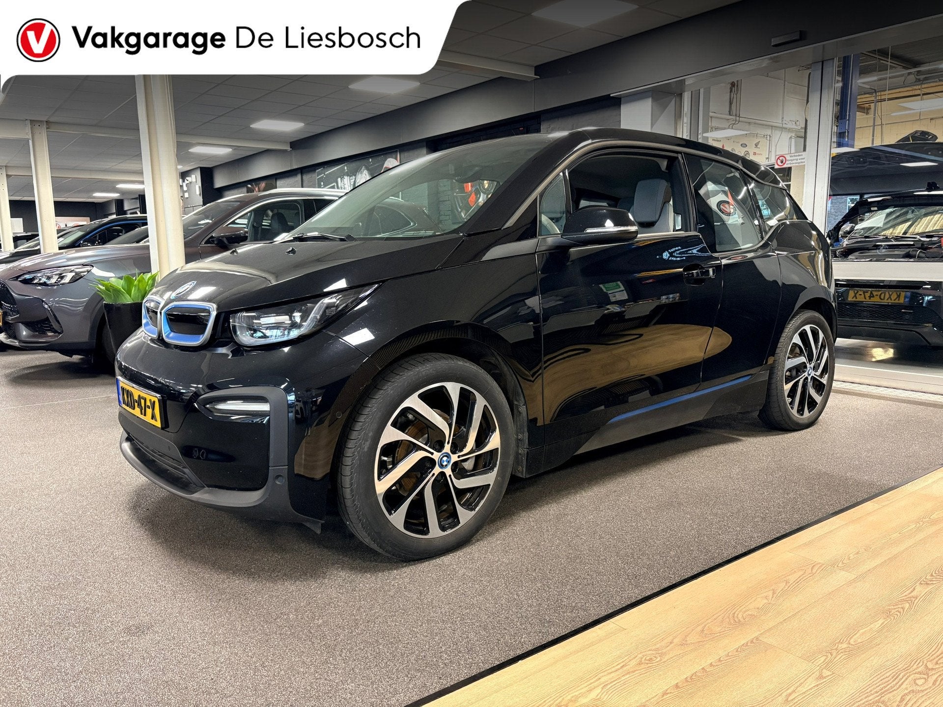 BMW I3 S 120Ah 42 kWh, Auto's, Automaat, Gebruikt, Beige, Zwart