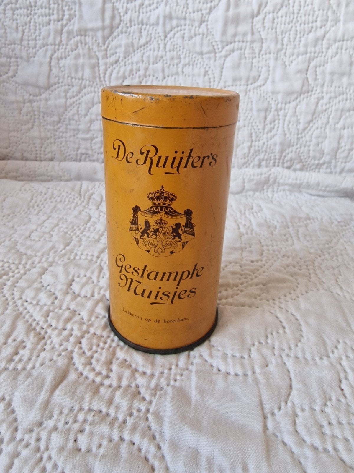 Vintage De Ruijter's Gestampte Muisjes blik, Ophalen of Verzenden
