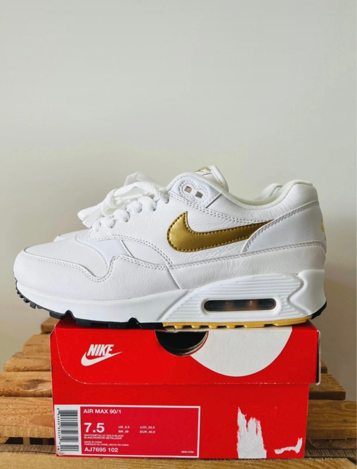 Nike air max 90/1 hybrid maat 40,5 nieuw in doos, Ophalen of Verzenden, Nieuw, Overige kleuren