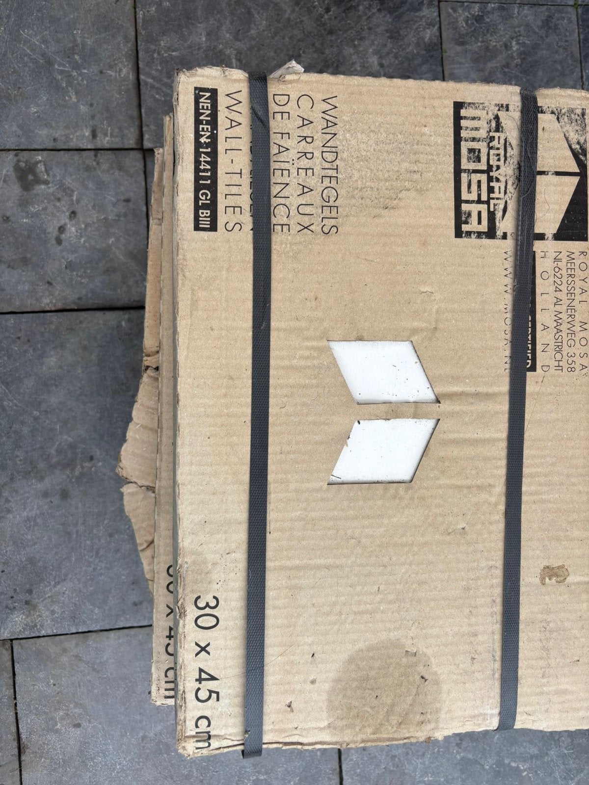 Royal Mosa wandtegels 30x45 cm - 5 dozen, Doe-het-zelf en Verbouw, Tegels, Ophalen, 40 tot 60 cm, Nieuw, 5 tot 10 m²