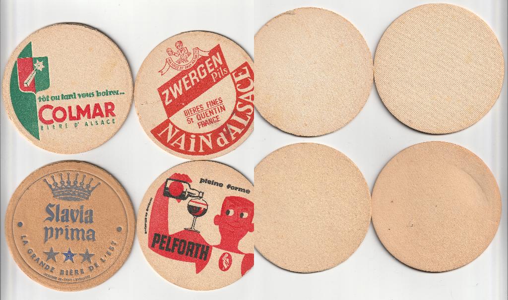 40 OUDE BIERVILTJES SOUS-BOCKS FRANKRIJK 1, Verzenden, Gebruikt, Viltje(s), Overige merken