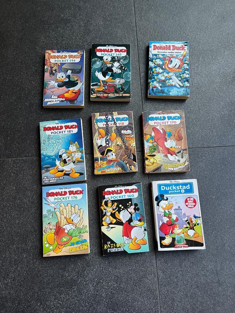 Donald duck nr 160, 253, 170, 194, 245, 176, 181, 118, Eén stripboek, Ophalen, Zo goed als nieuw