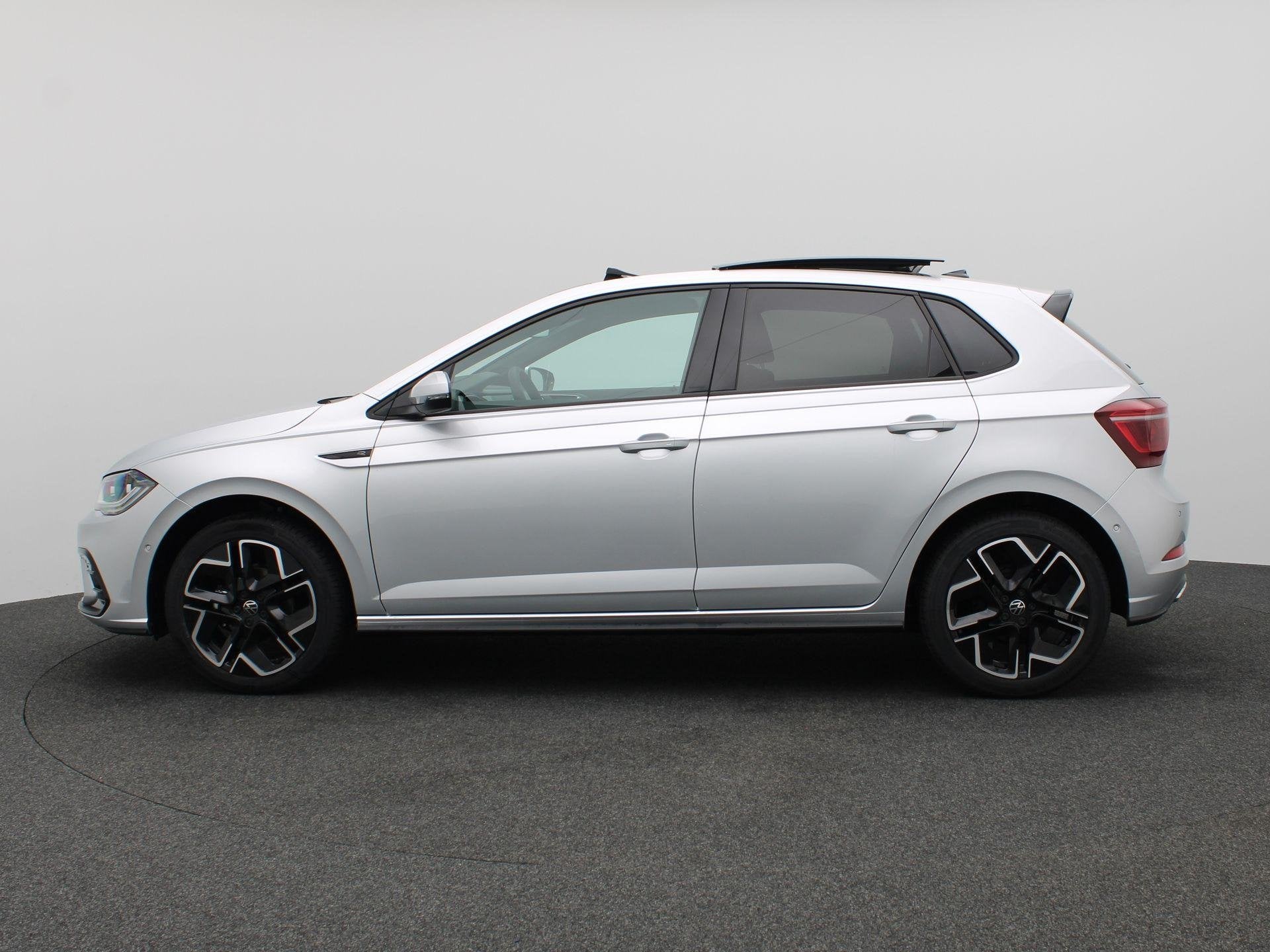 Volkswagen Polo 1.0 TSI R-Line Edition 95PK DSG Pano-Schuifd, Stof, Gebruikt, 95 pk, Bedrijf