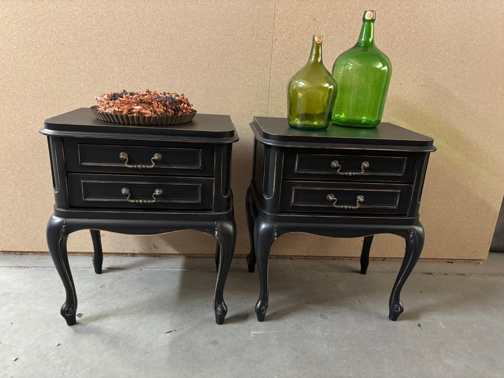 Brocante nachtkastjes, Ophalen, Studio Larilo, Zo goed als nieuw, 45 tot 65 cm