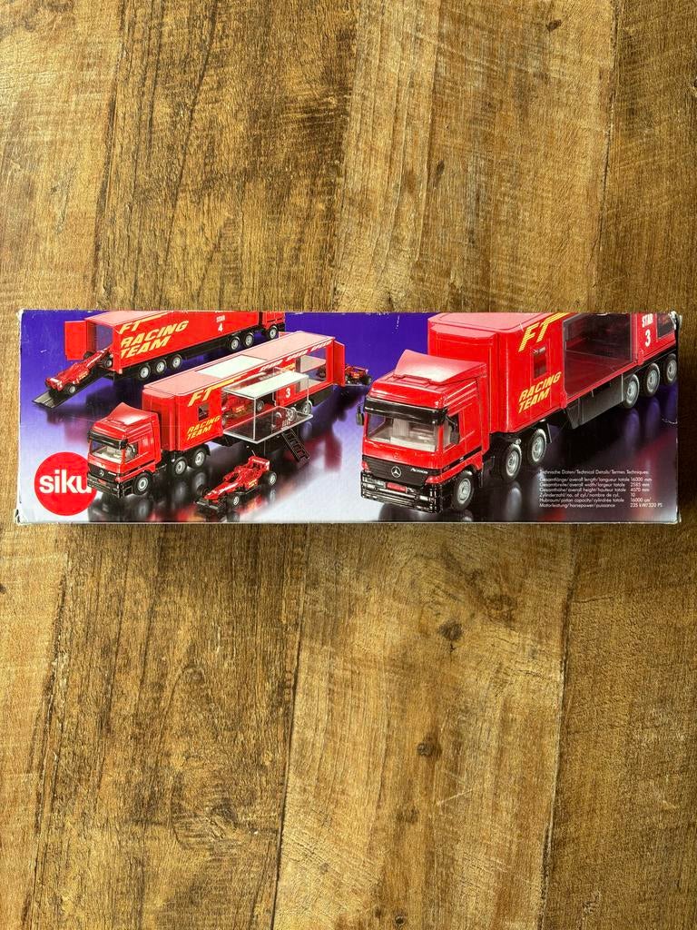 Siku Super Serie 1:55 Racing Car Transporter, Ophalen of Verzenden, Nieuw, Bus of Vrachtwagen
