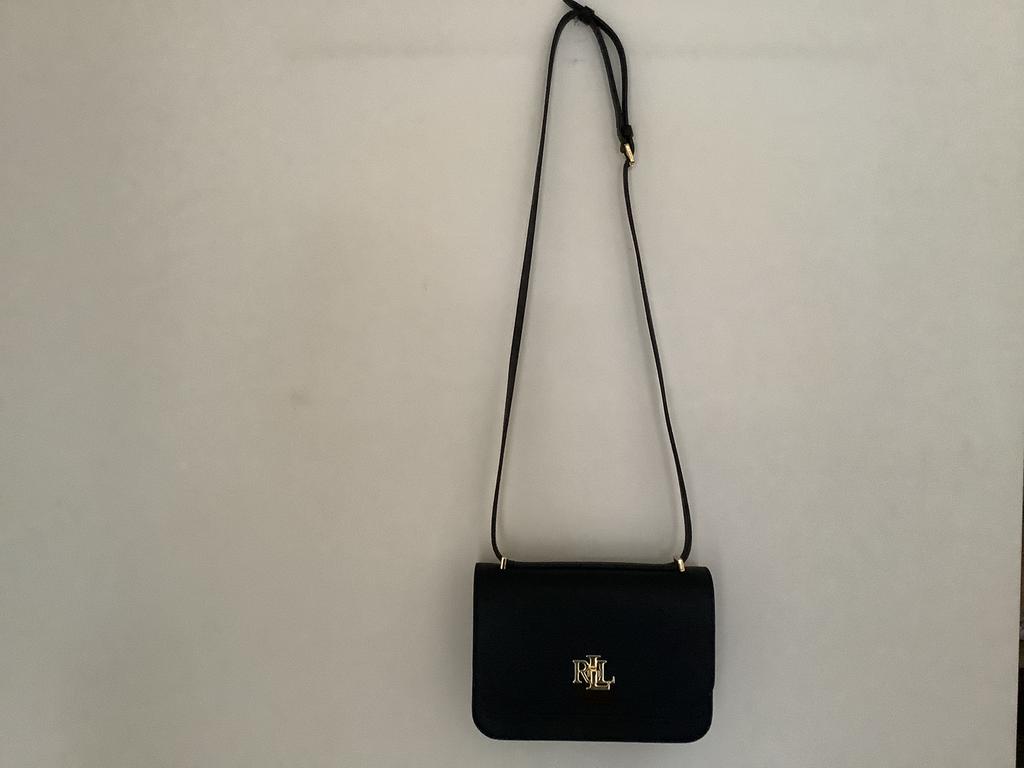 Ralph Lauren Sophee tas, Ophalen of Verzenden, Zo goed als nieuw, Zwart, Leer
