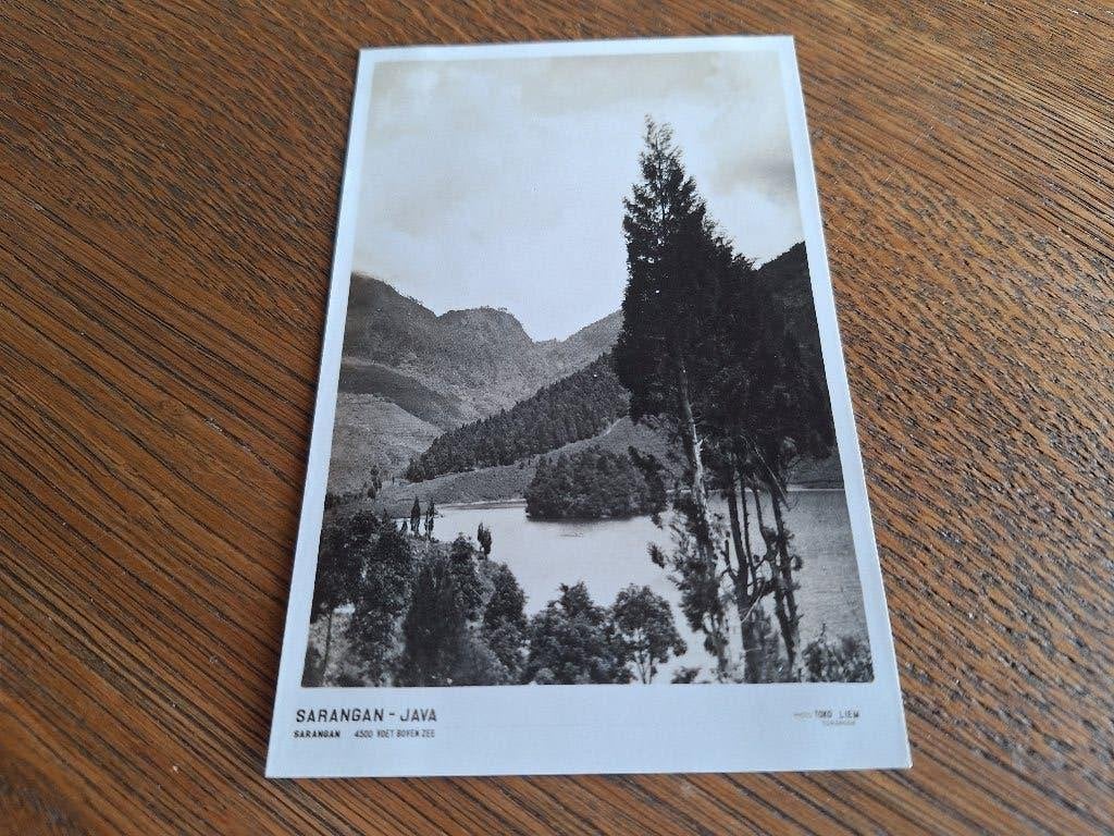 Fotokaart Sarangan Java (uitgave Toko Liem), Verzenden, 1920 tot 1940, Buiten Europa