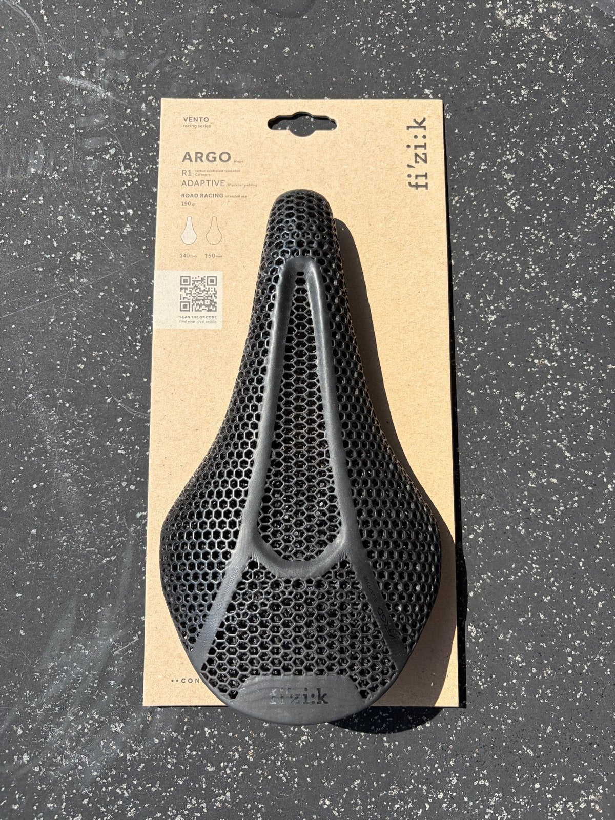 Fizik Vento Argo Adaptive R1 Zadel nieuw!, Nieuw, Ophalen of Verzenden, Zadel, Racefiets