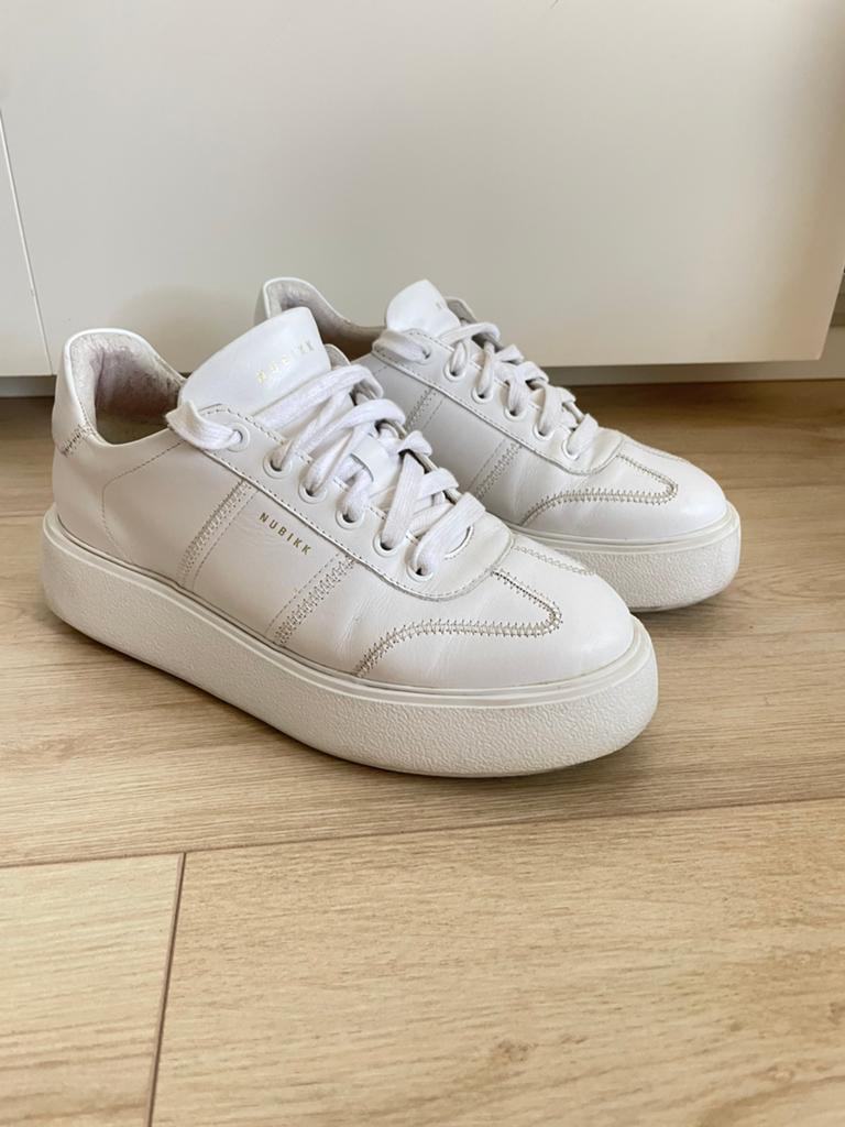 Nubikk sneakers maat 38, Wit, Ophalen of Verzenden, Sneakers of Gympen, Zo goed als nieuw