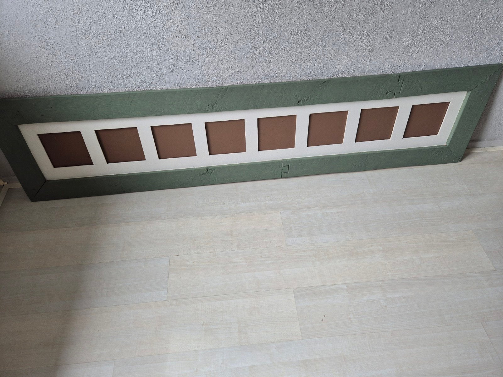 Lange houten fotolijst, Ophalen, Gebruikt, Hangend, Hout
