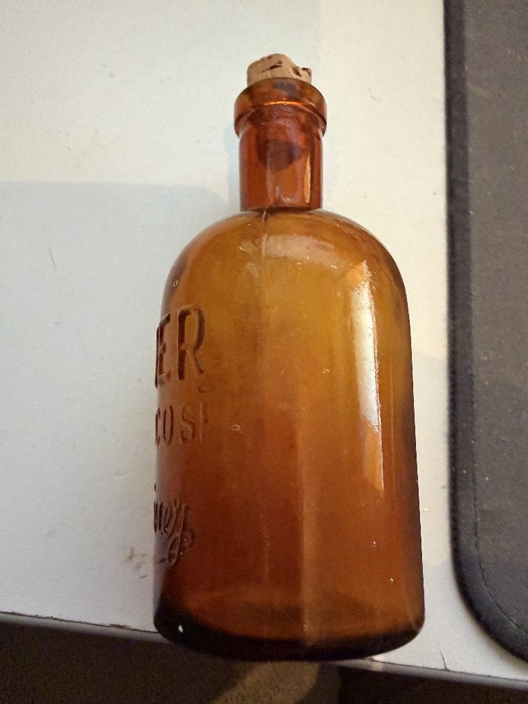Ether anesthesie druppel flesje Schering, Verzenden