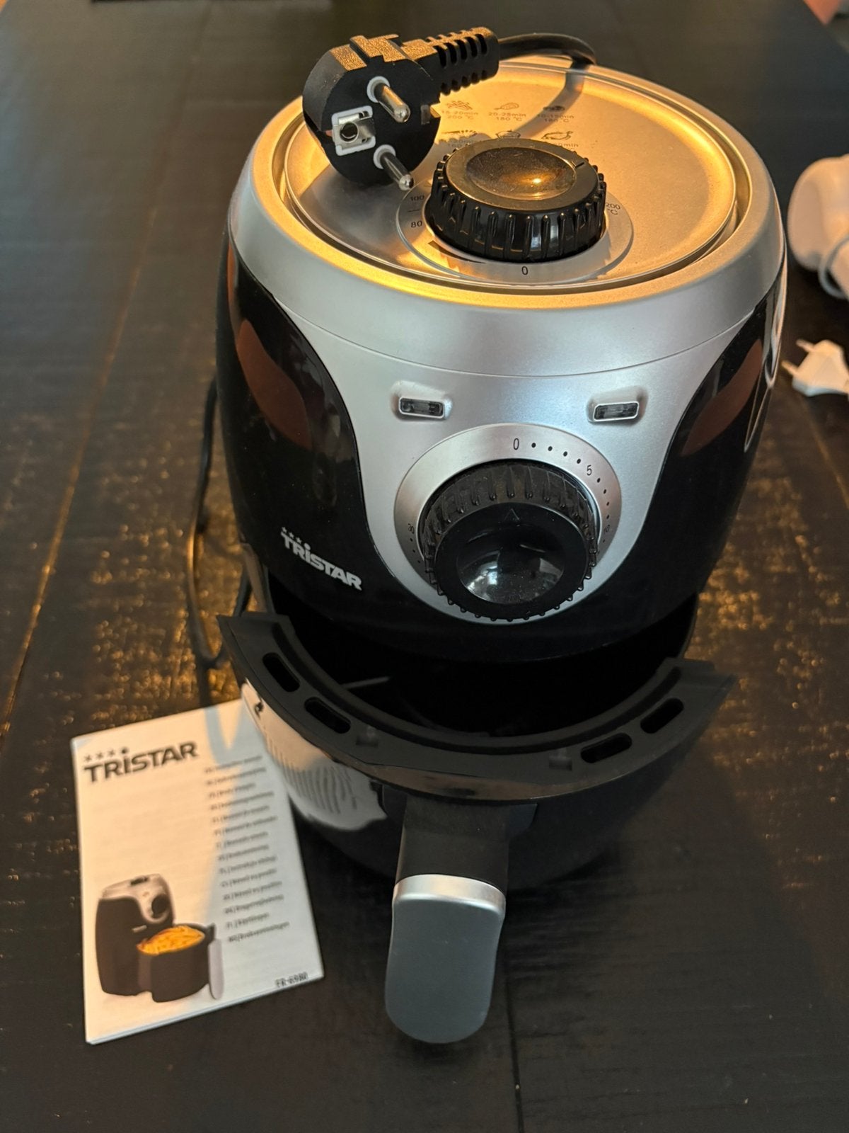 TRISTAR FR-6980 Mini Crispy airfryer Heteluchtfriteuse Zwart, Witgoed en Apparatuur, Ophalen of Verzenden, Zo goed als nieuw, Airfryer