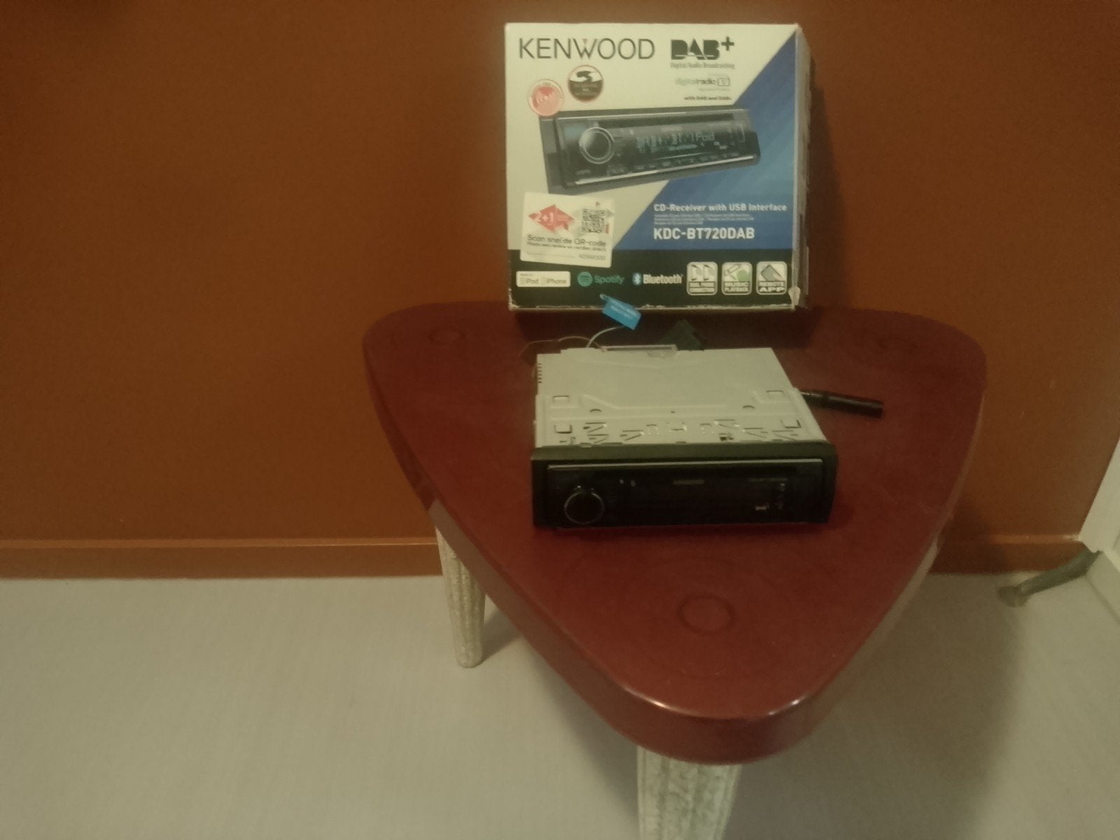Kenwood KDC-BT720DAB DAB+ Autoradio met Bluetooth, Ophalen, Zo goed als nieuw