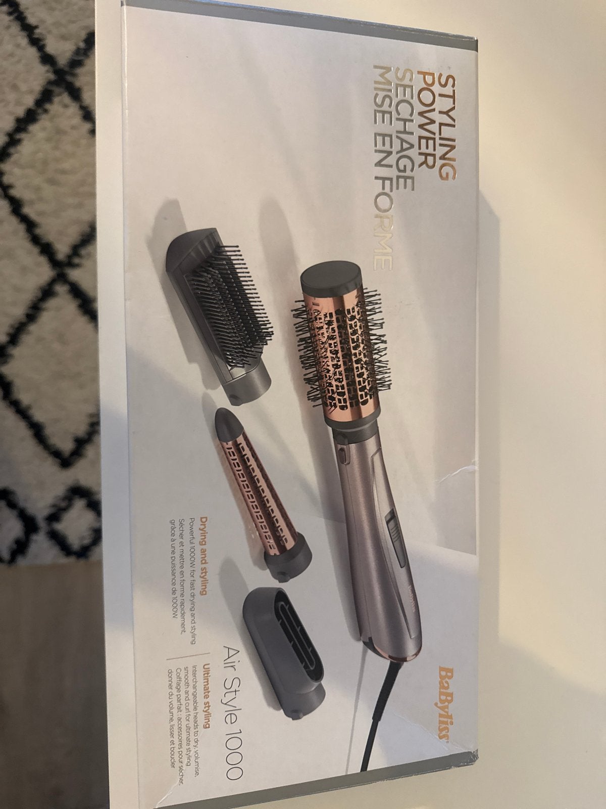 BaByliss Air Style 1000 Airstyler - Krullen, Volume, Drogen, Ophalen of Verzenden, Nieuw, Haarverzorging