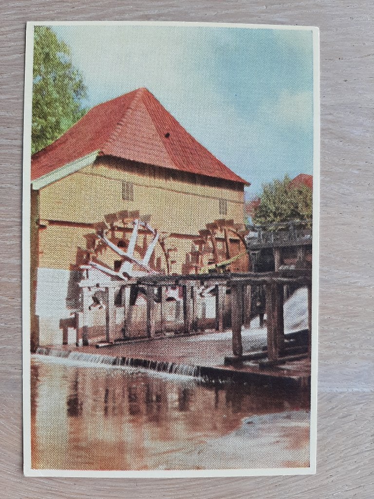 Haaksbergen, Oostendorper Watermolen Molen, jaren 50-60?, Ophalen of Verzenden, 1940 tot 1960, Ongelopen, Overijssel