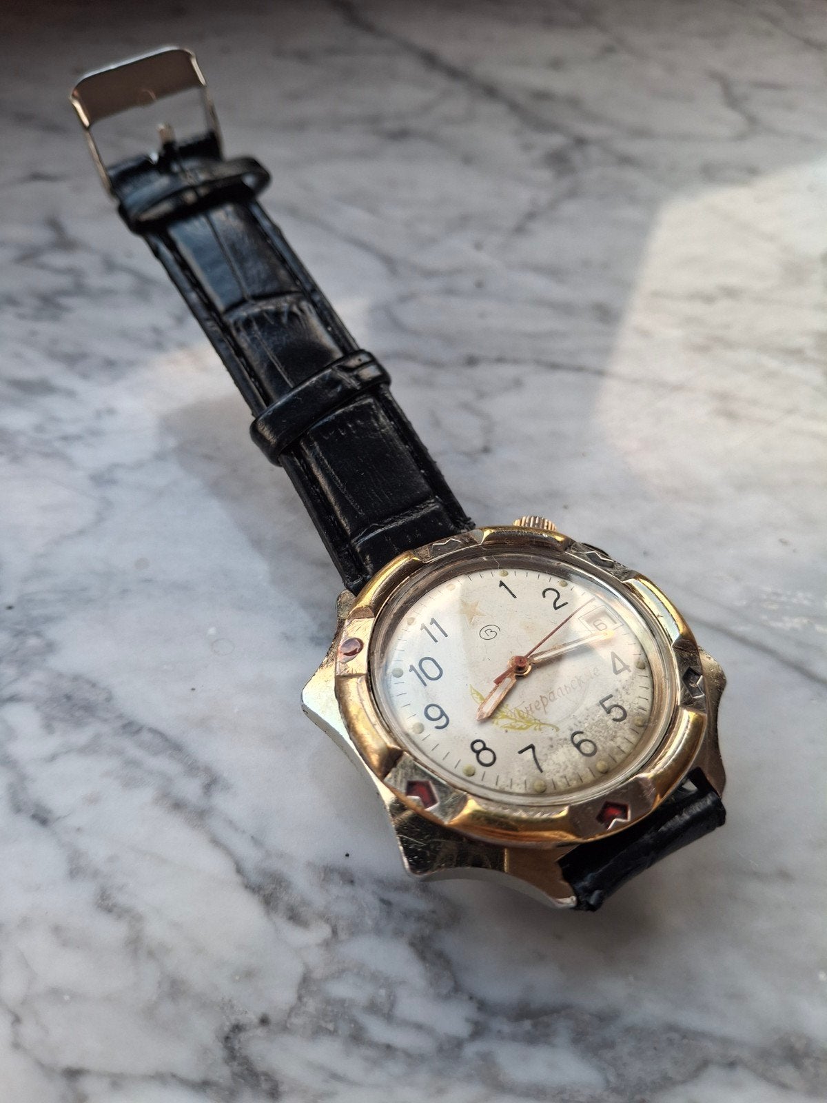 Vintage Vostok USSR Watch – Military Style – Soviet – 80s, Verzenden, Gebruikt