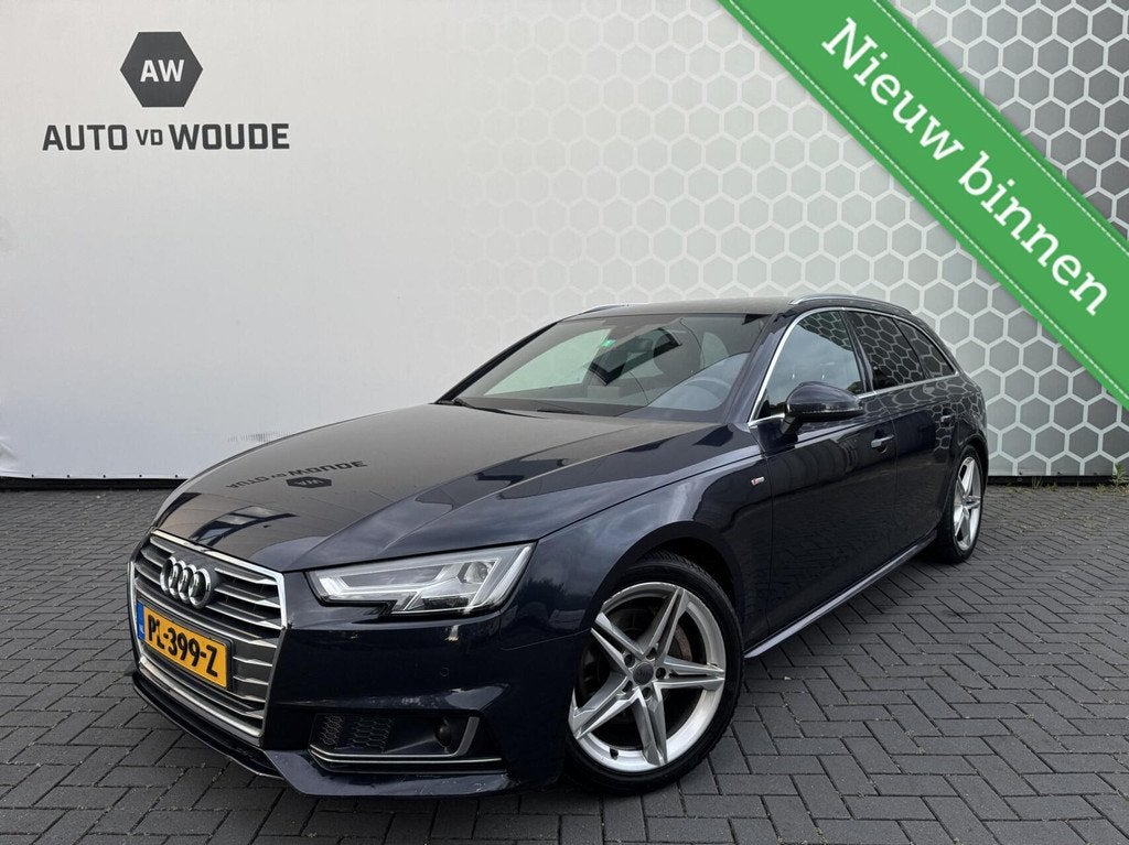 Audi A4 Avant 2.0 TDI Sport Sline black edition Trekhaak NAP, Auto's, Audi, Gebruikt, A4, 23 km/l, Diesel