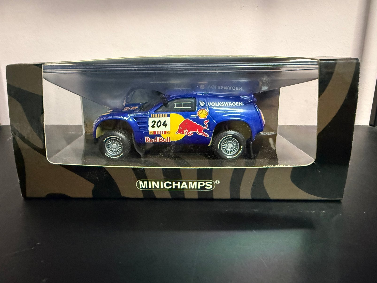 Minichamps volkswagen touareg dakar, Hobby en Vrije tijd, Ophalen of Verzenden, Zo goed als nieuw, Auto, MiniChamps