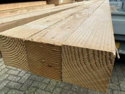 Douglas palen/balken 100x100 in 3M uit voorraad leverbaar, Tuin en Terras, Palen, Balken en Planken, Ophalen, Nieuw, 250 cm of meer
