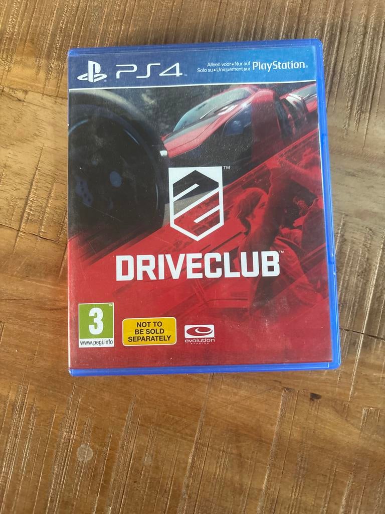 Driveclub PS4 game, Online, Gebruikt, 1 speler, Racen en Vliegen