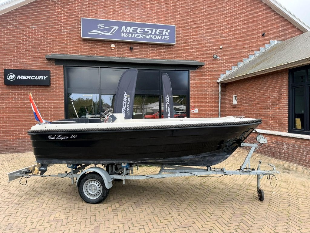 Oud Huijzer 460 / Buiskap / 8 pk Yamaha / Trailer, Watersport en Boten, 5 m, 2 m, Oud Huijzer, Antifouling