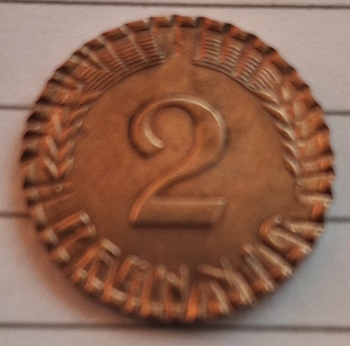 2 Pfennig, Ophalen of Verzenden, Buitenland, Munten