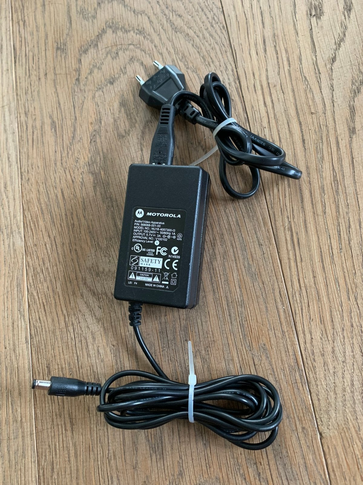 Oplader motorola audio video adapter oplader lader, Ophalen of Verzenden, Zo goed als nieuw