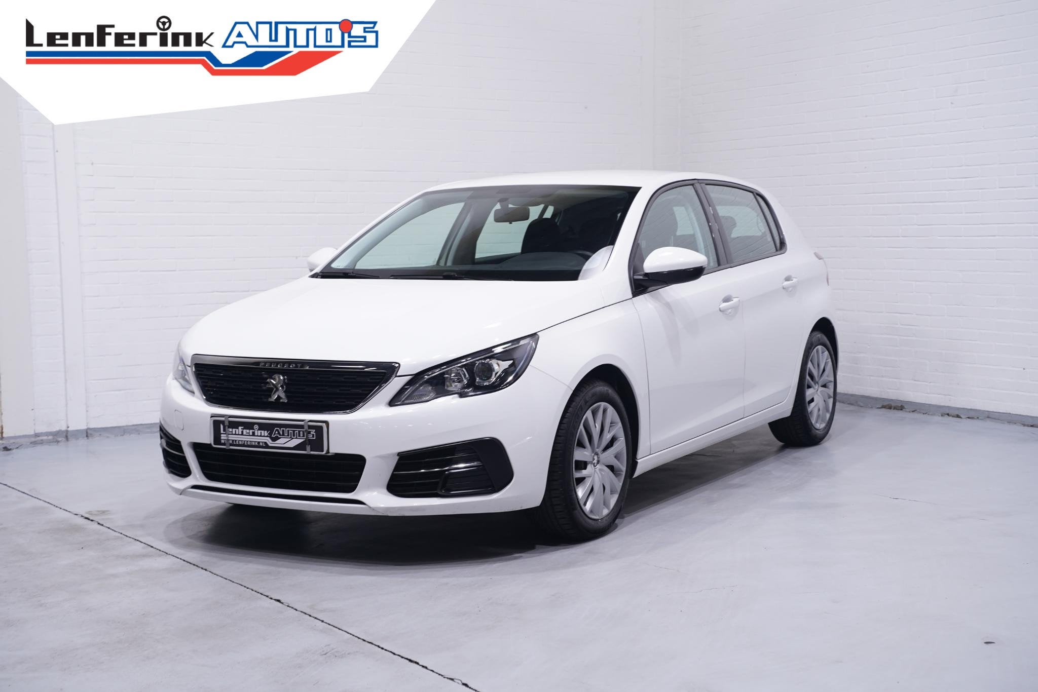 Peugeot 308 1.2 PureTech Blue Lease Navi Clima Apple Carplay, Auto's, Peugeot, Voorwielaandrijving, Stof, Gebruikt, Euro 6