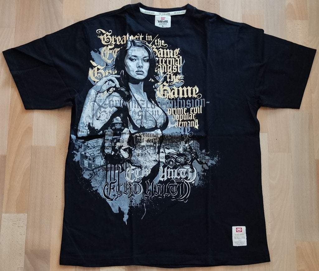Vintage Ecko Unltd. XL Streetwear Y2K Ongedragen Zeldzaam, Ecko Unltd, Zwart, Ophalen of Verzenden, Maat 56/58 (XL)