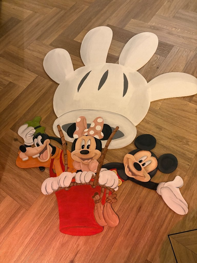 Disney schilderij, Ophalen, Mickey Mouse, Zo goed als nieuw, Overige typen