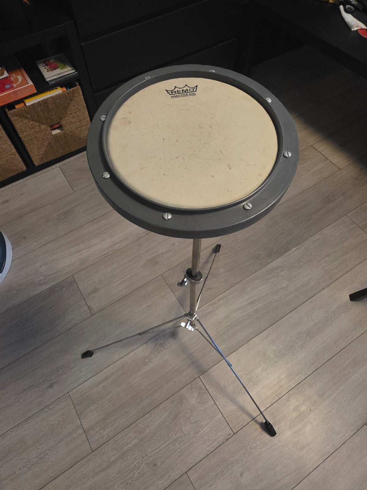 Remo Practice Pad met standaard, Ophalen of Verzenden, Gebruikt, Overige merken