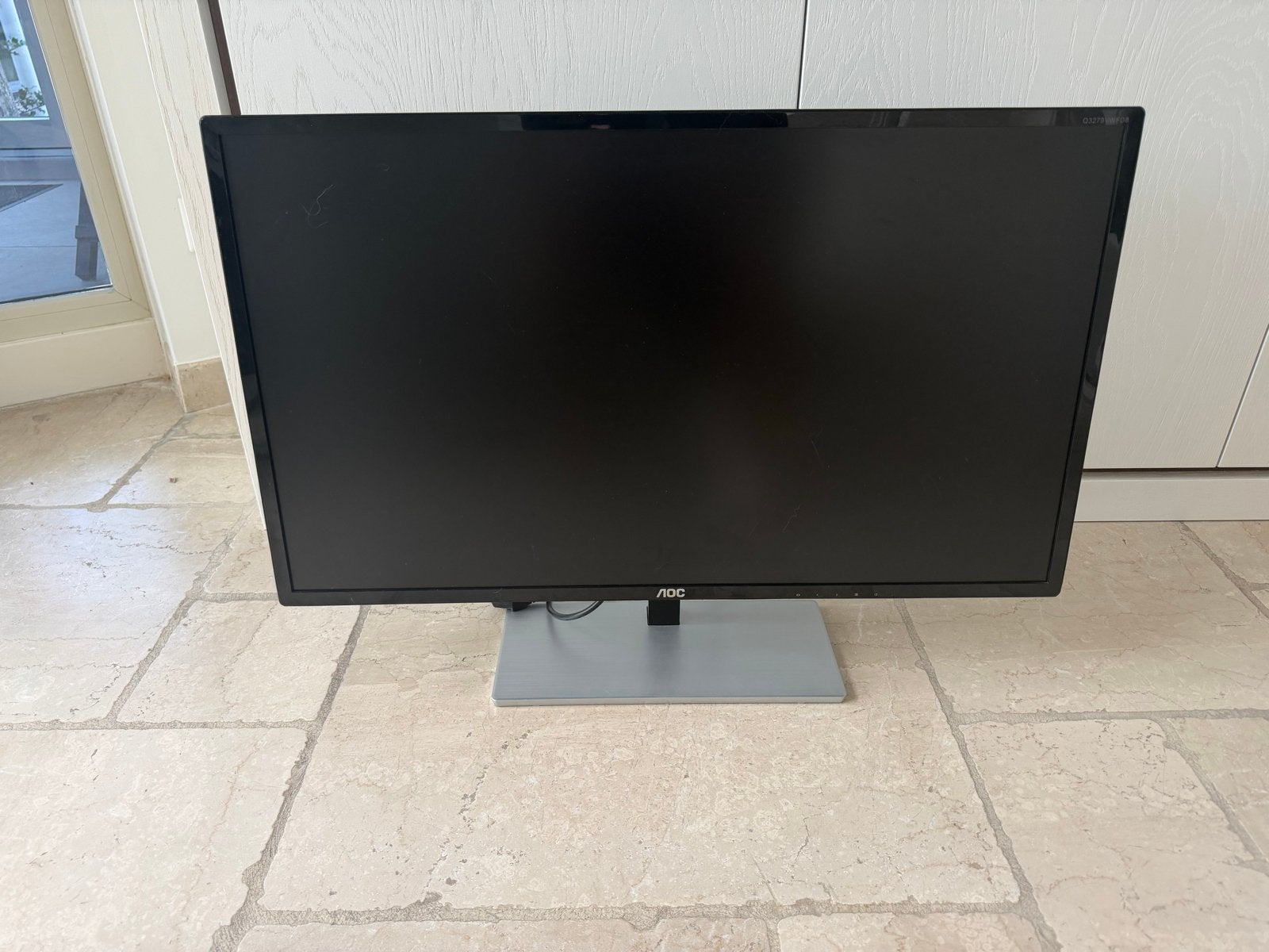 AOC Q3279VWFD8 32 inch LCD monitor - Perfect voor thuis/kant, Computers en Software, Ophalen, Gebruikt, Full HD, 61 t/m 100 Hz