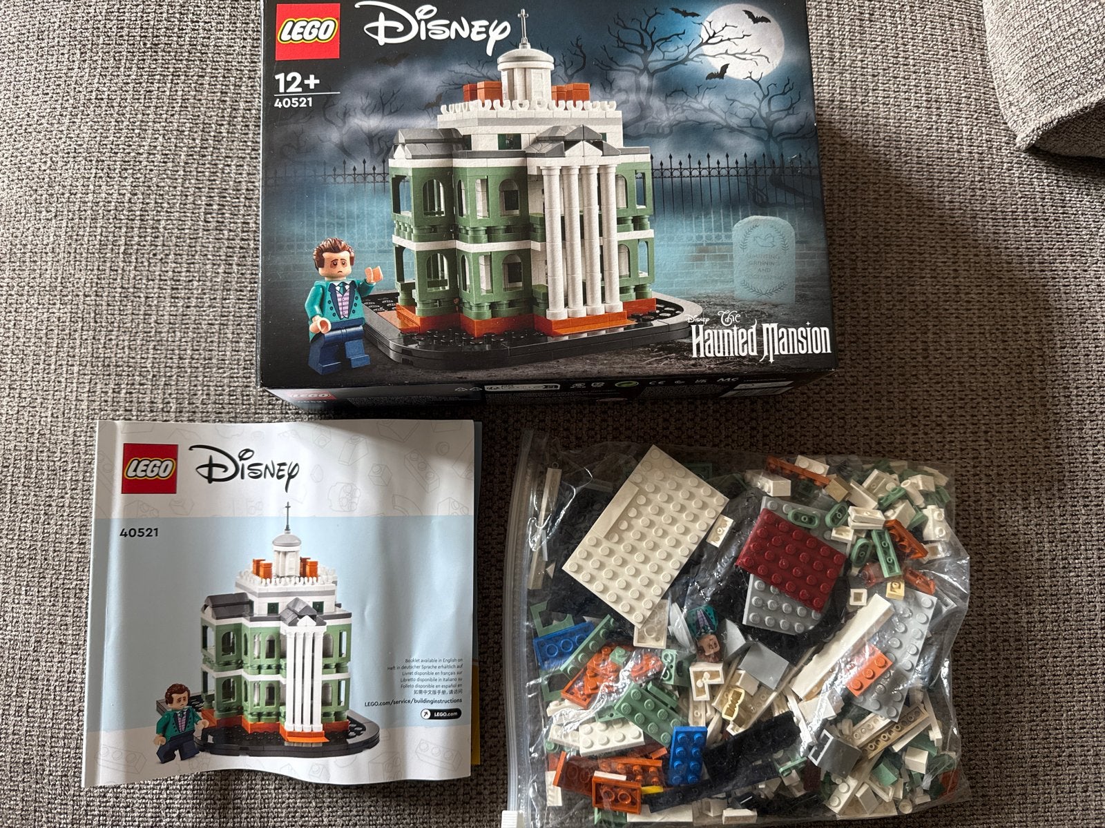 Lego Disney 40521 The Haunted Mansion, Lego, Ophalen of Verzenden, Zo goed als nieuw, Compleet