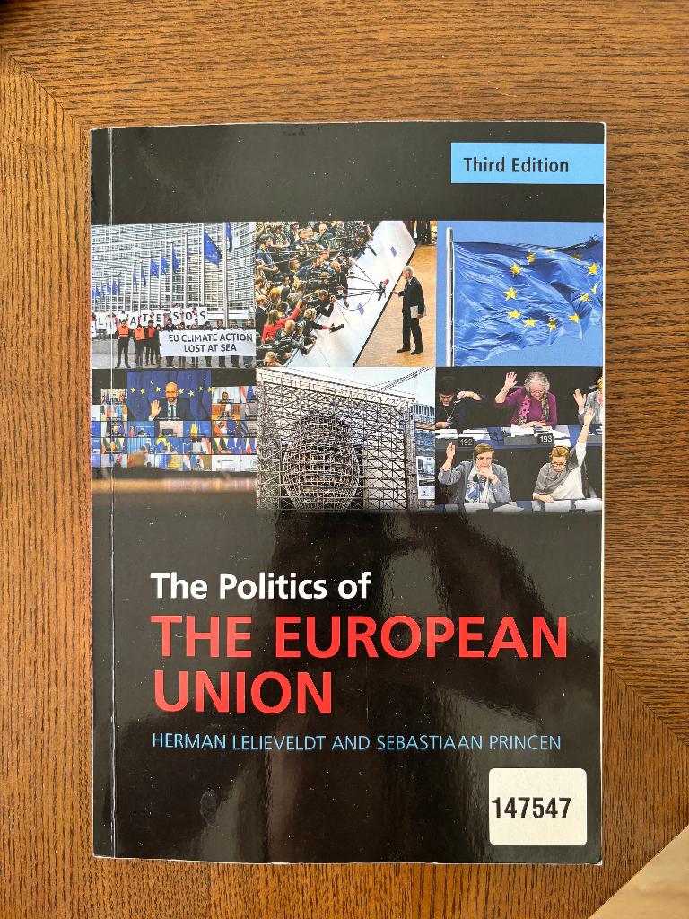 The Politics of the European Union - Lelieveldt & Princen, Boeken, Studieboeken en Cursussen, Diverse auteurs, Zo goed als nieuw