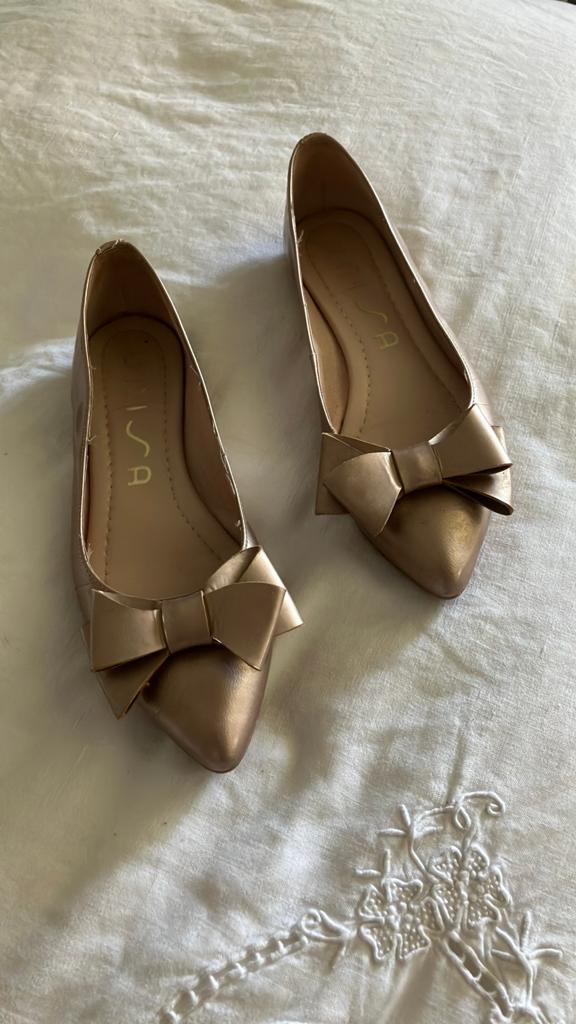 Unisa schattige schoentjes 36  17.50, Verzenden, Zo goed als nieuw, Beige