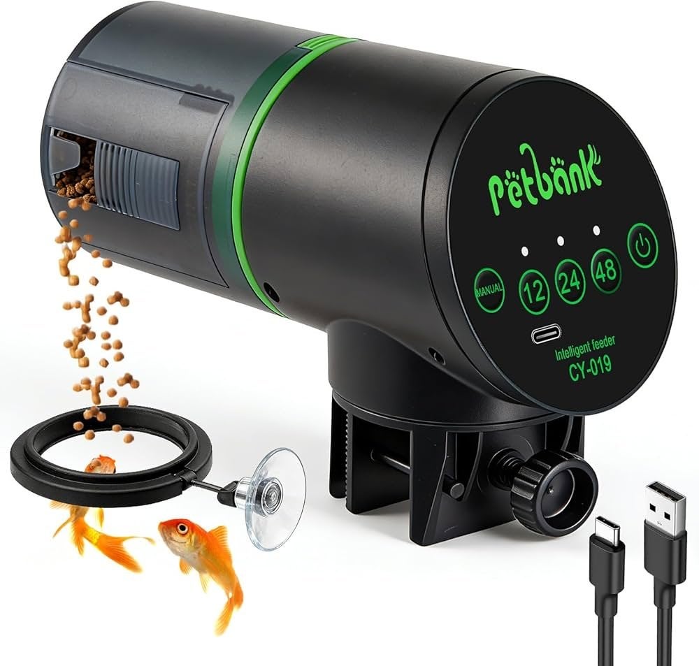 Nieuwe Petbank Automatische Visvoeder (Model CY-019), Ophalen of Verzenden
