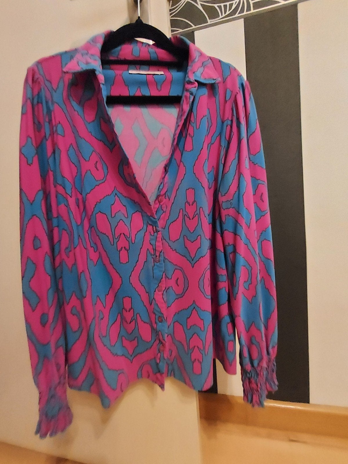 Studio Anneloes blouse met print - Maat L, Studio Anneloes, Maat 42/44 (L), Ophalen of Verzenden, Zo goed als nieuw