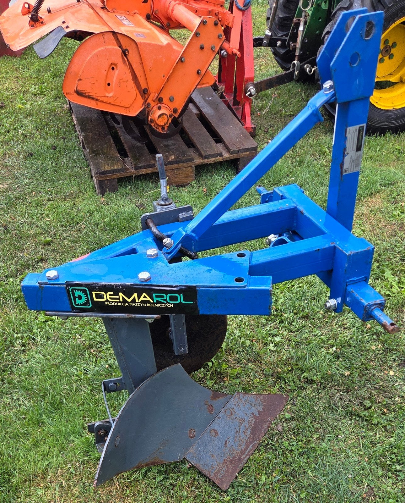 Demarol 1-schaar ploeg, Ophalen, Akkerbouw, Grondbewerking
