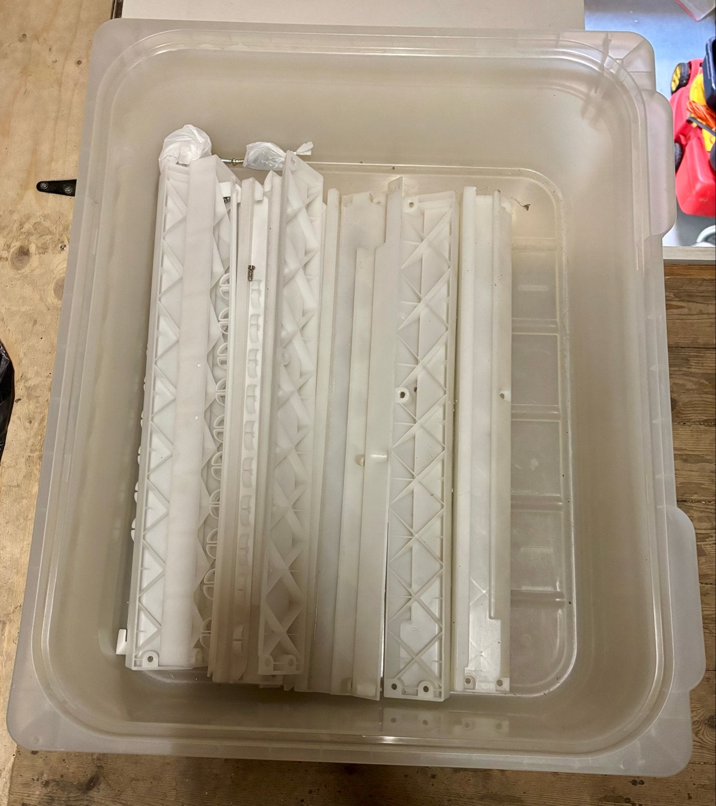 Ikea Pax kast kunststof bakken incl. geleiderails 75cm, 2st, Kunststof, Zo goed als nieuw, Minder dan 100 cm, Met lade(s)