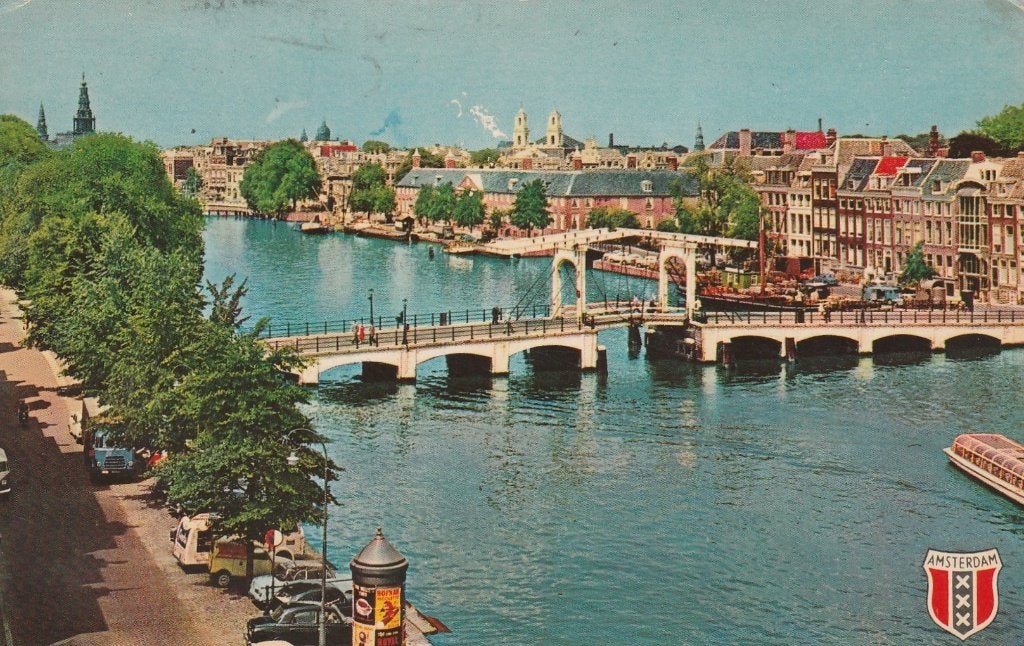 AMSTERDAM Magere Brug Amstel, Verzamelen, Verzenden, 1960 tot 1980, Gelopen, Noord-Holland