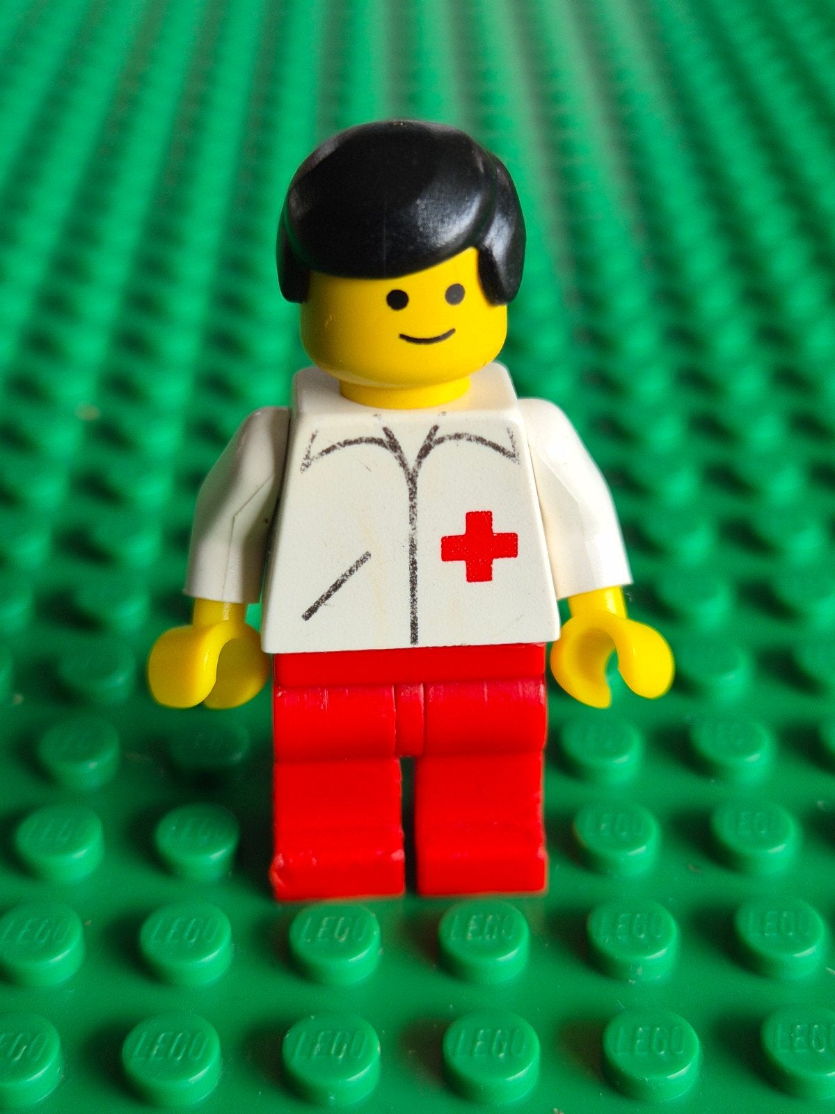 Vintage LEGO Dokter Minifiguur - Klassieke Hulpverlener, Ophalen of Verzenden, Gebruikt, Minifiguur, Lego