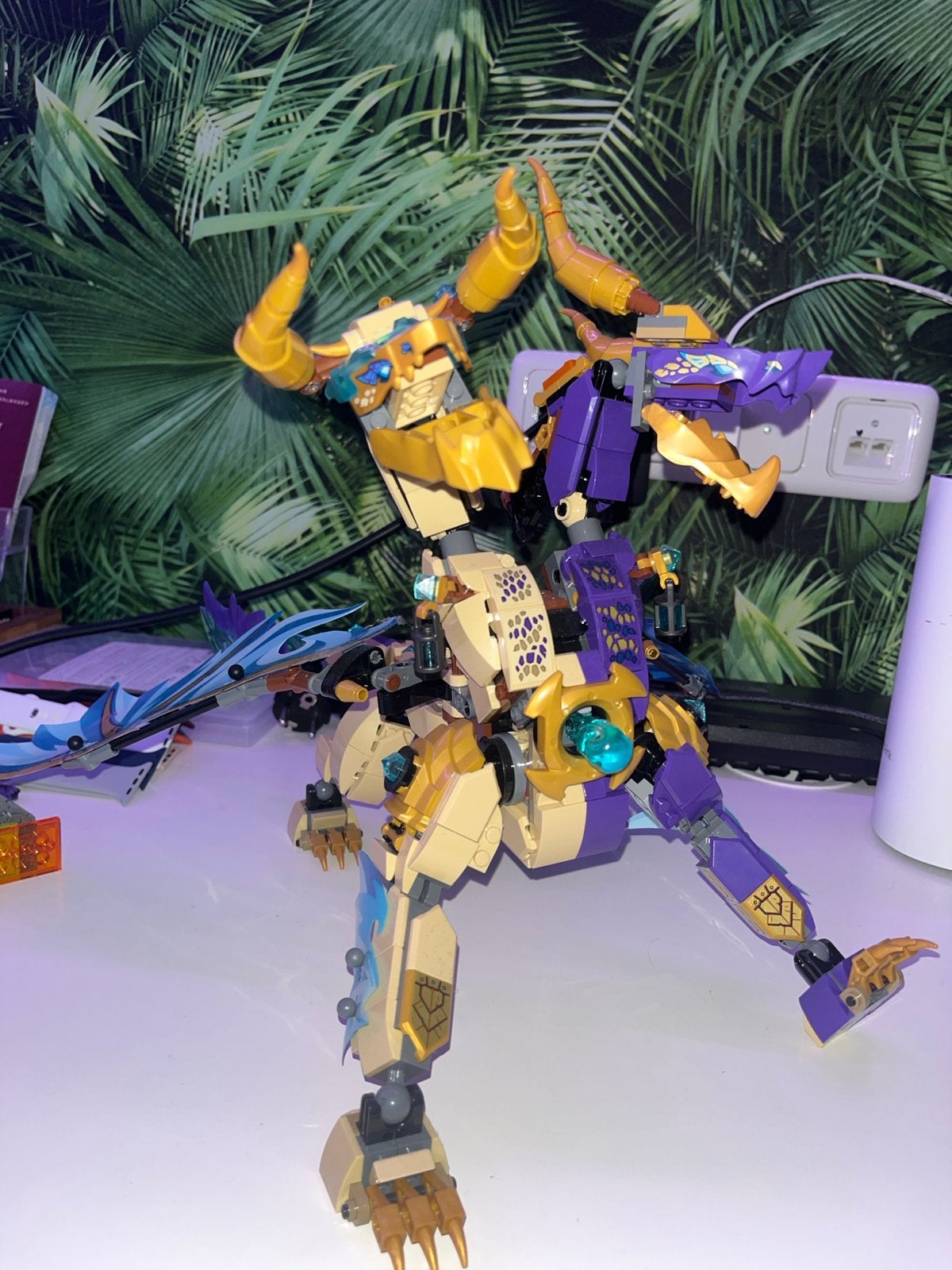 LEGO Ninjago Waterdraak set 71754 met minifiguren, Ophalen of Verzenden, Zo goed als nieuw, Overige merken
