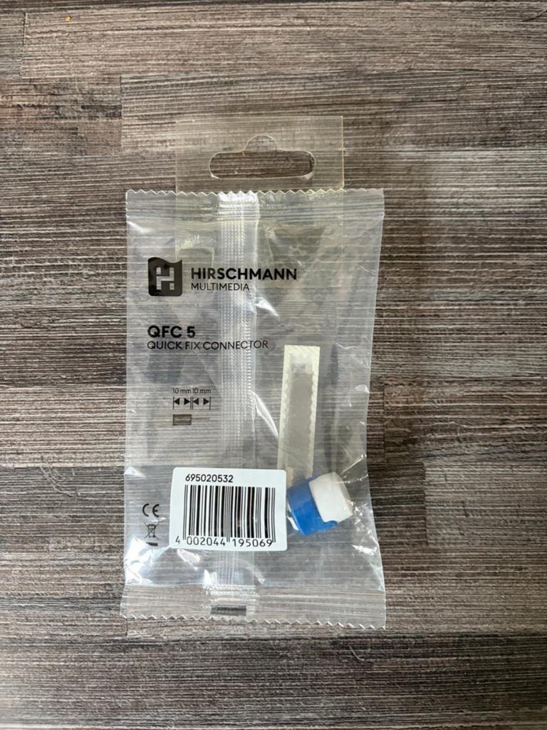 Hirschmann QFC 5, QFA 5, KOKWI 5 - Nieuwe Connectoren, Ophalen of Verzenden, Nieuw, Minder dan 2 meter, Coaxiale kabel