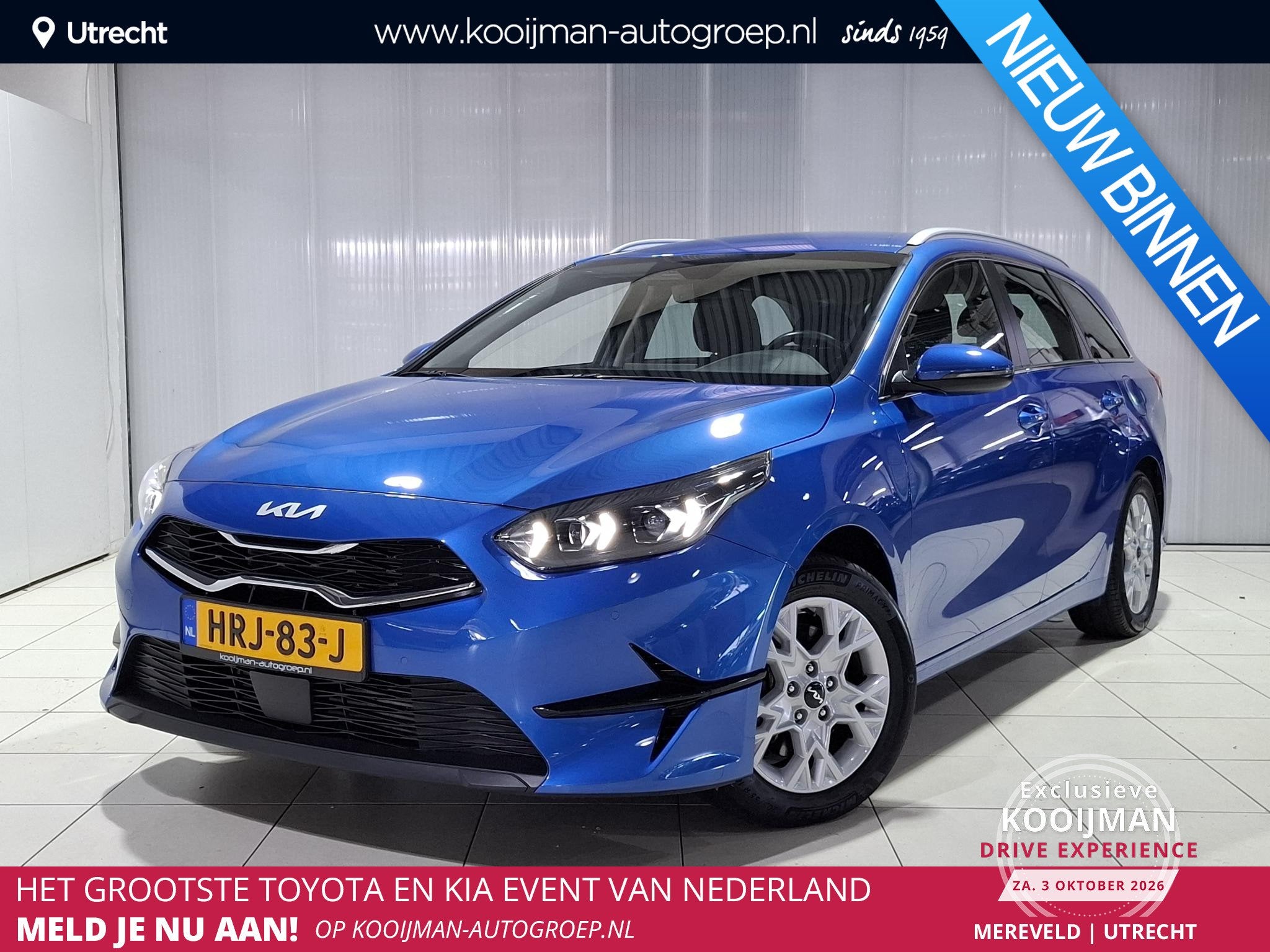 Kia Ceed Sportswagon 1.5 T-GDi DynamicLine Trekhaak, Apple C, Voorwielaandrijving, Stof, Gebruikt, Euro 6