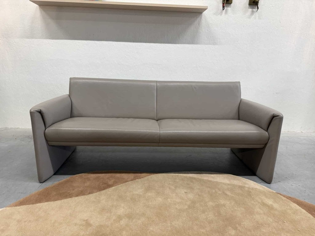 Leolux Boa Vista Bank 3 zits grijs leer Design 193, Leolux, Info@leolux.nl, 150 tot 200 cm, Tweepersoons
