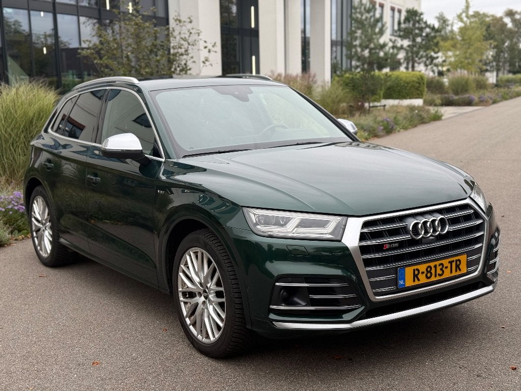 Audi SQ5 3.0 Tfsi Quattro 354pk Tiptronic 2018 Uniek Groen, Auto's, Automaat, 2995 cc, Leder, Particulier