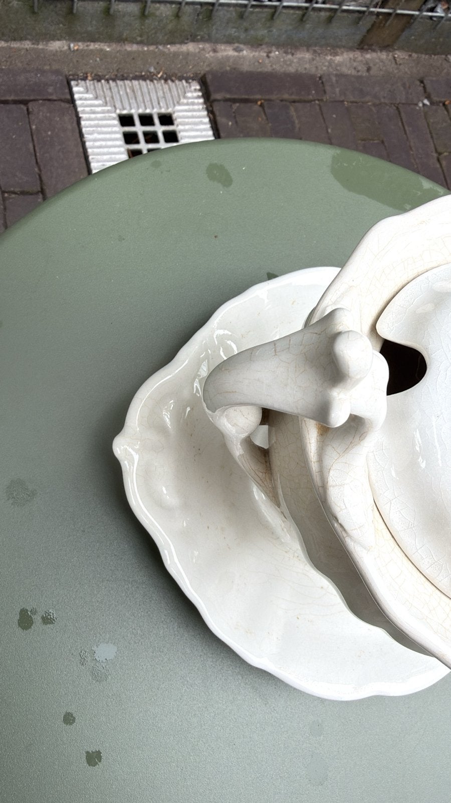 Petrus Regout kleine soepterrine ca 17 cm hoog, Ophalen of Verzenden