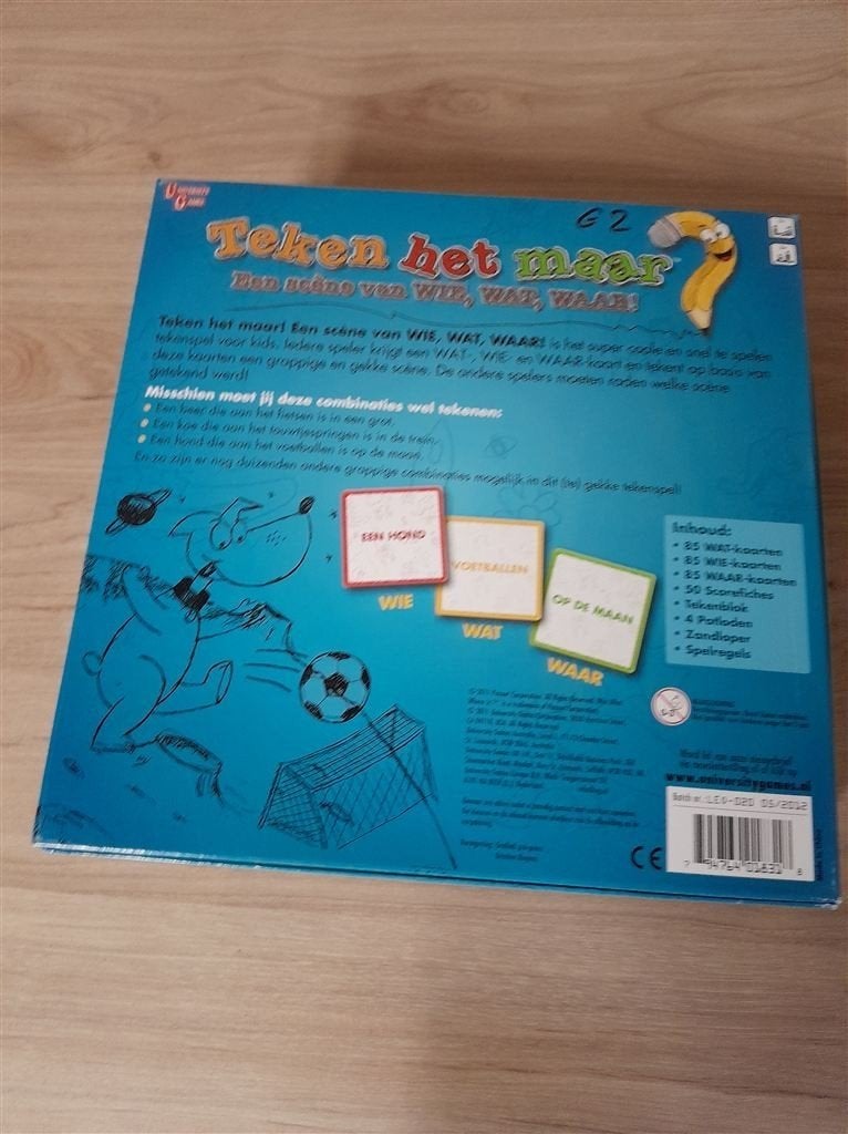 teken het maar - s1701, Hobby en Vrije tijd, Gezelschapsspellen | Bordspellen, Verzenden, Zo goed als nieuw