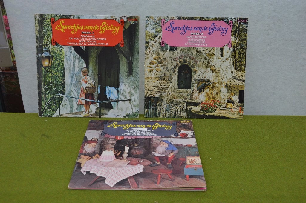 3 oude Efteling LP`s uit jaren 70: Sprookjes van de Efteling, Verzamelen, Ophalen of Verzenden, Gebruikt, Gebruiksvoorwerp