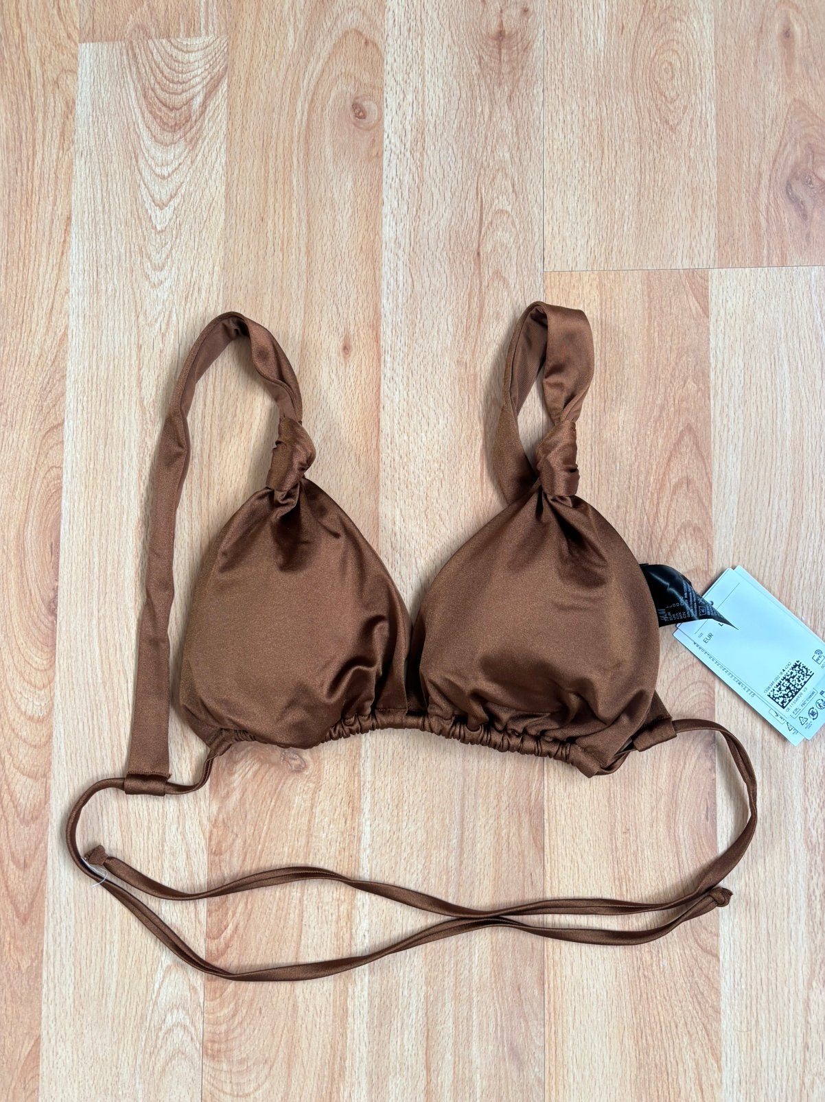 Nieuw - H&M bikinitop bruin, Ophalen of Verzenden, Nieuw, Bruin, Bikini
